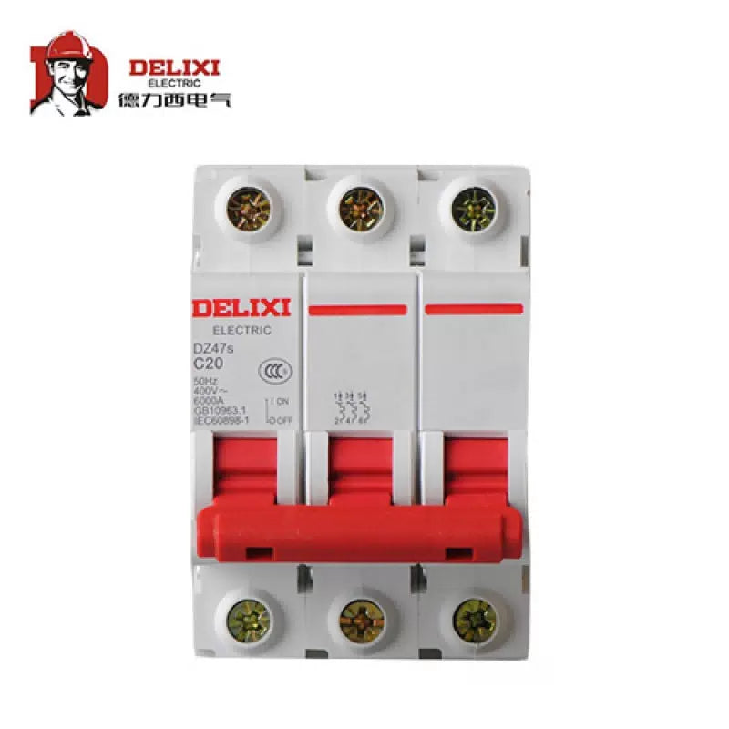 Delixi air switch small circuit breaker DZ47s C type 3P 32A [1]