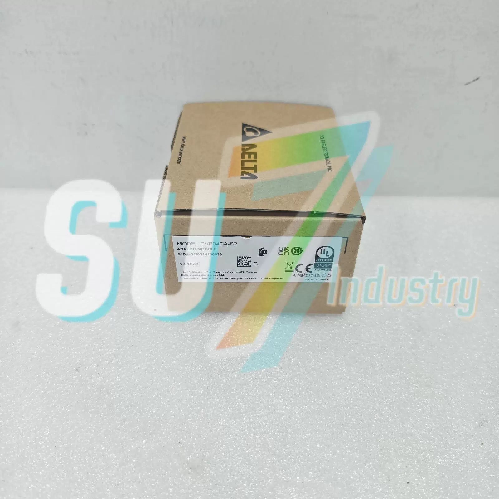Delta DVP04DA-S2 PLC Module  # 1pcs    In Box [1]