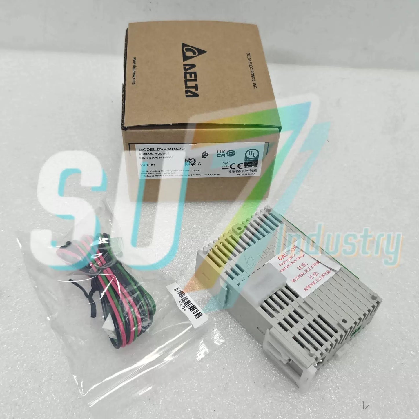 Delta DVP04DA-S2 PLC Module  # 1pcs    In Box [6]