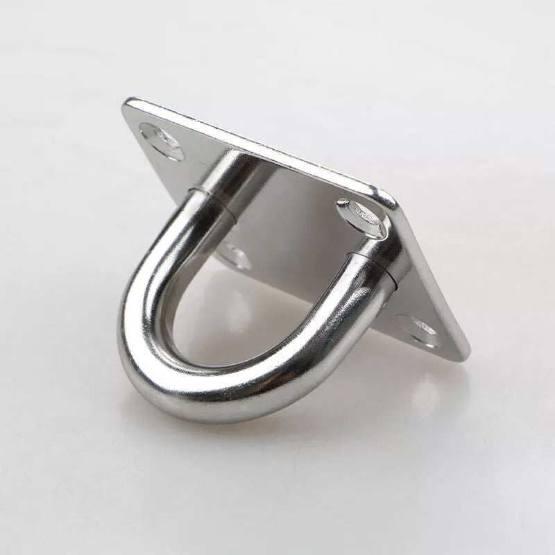 Deqi 304 Stainless Steel Hooks, U-shaped Fixing Hooks, Ceiling Fan Base Heavy Object Lifting Hooks, Square M6 [3]