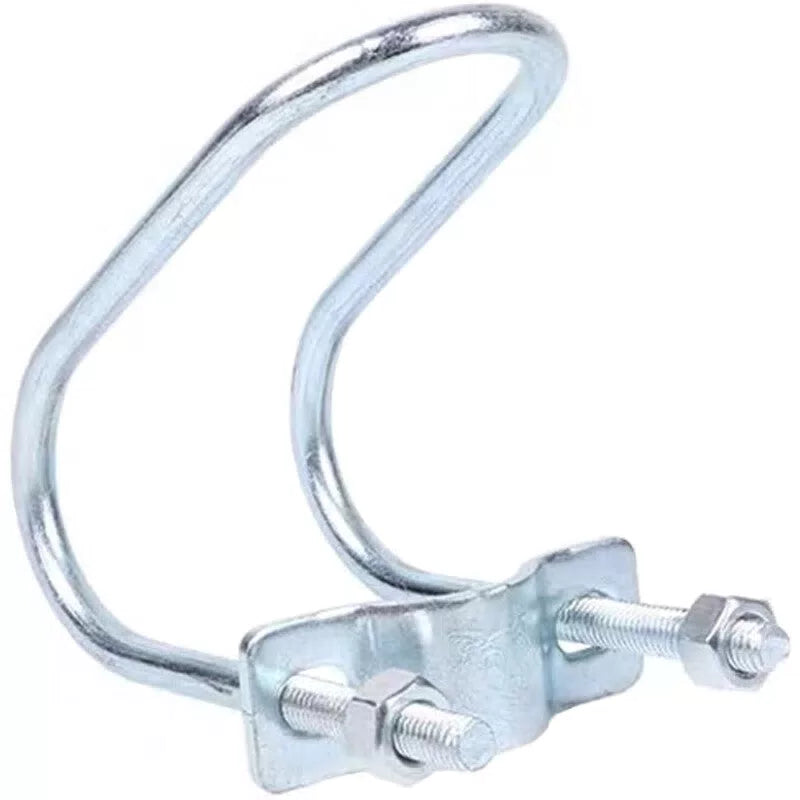 Deyu Industrial Products Double U-shaped Buckle, Steel Pipe Fixing Buckle, Construction Fastener, Cross Pipe Buckle, One Price, 6-point Buckle (25/25) [3]