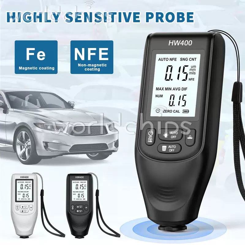 Digital Car Paint Coating Thickness Gauge Electroplate Metal Coating Thickness [2]