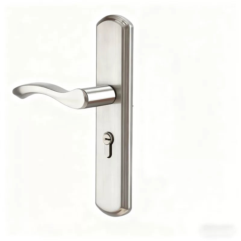 Du'ao Door Locks, Bedroom Door Locks, Wooden Door Locks, Adjustable, No Need for Hole Modification, Universal Complete Set of Interior Door Locks, 18 Handles [5]