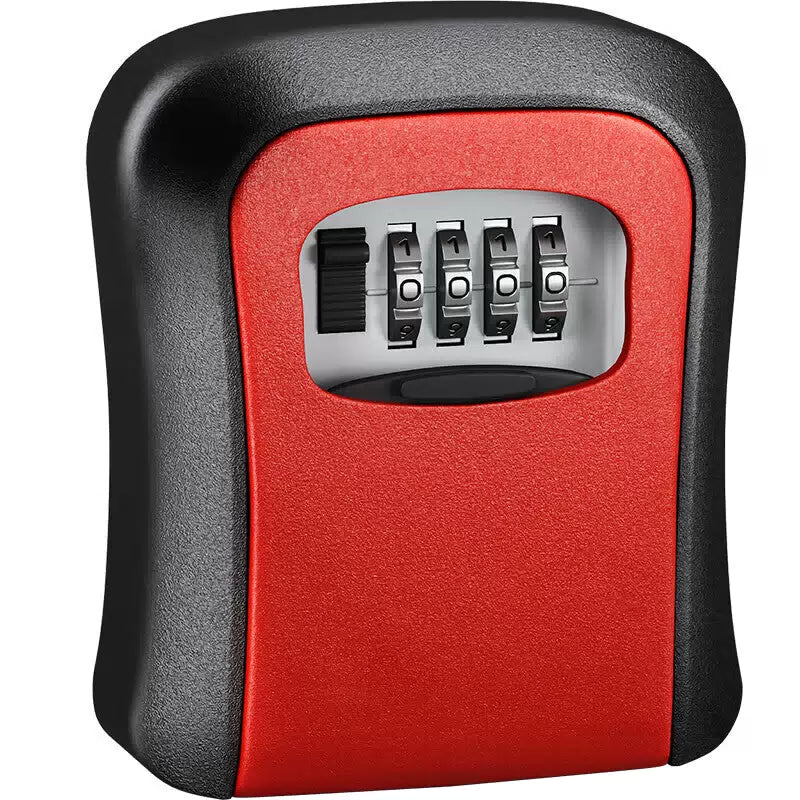 Du'ao key box, key storage box, door peephole, temporary storage key lock, red. [5]