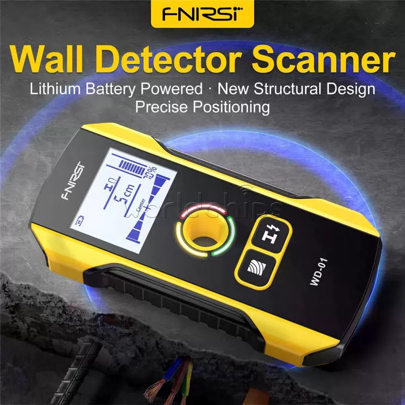 FNIRSI WD-01 Metal Detector Wall Scanner for AC Live Cable Wires Wood Stud Find [2]