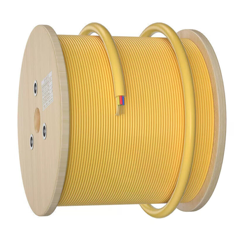 Fengyingzi FYZ-GS65D GJFJV-4B1 Telecom-grade Indoor Multimode 10 Gigabit 4-core Optical Fiber Cable, 100 meters, OM3-300 Bundled Flexible Optical Cable [3]