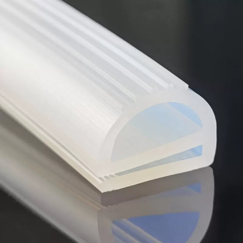 Find Gangbaba E-type silicone high-temperature resistant sealing strips, white/width 20*height 16mm, price per meter, 48-hour service. [2]