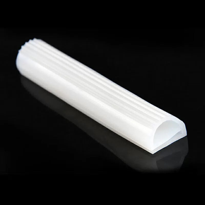 Find Gangbaba E-type silicone high-temperature resistant sealing strips, white/width 20*height 16mm, price per meter, 48-hour service. [3]