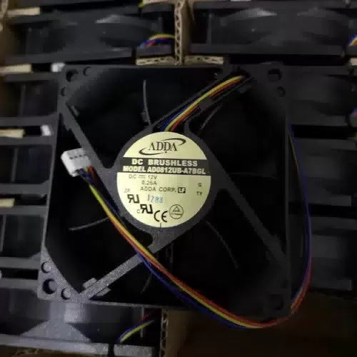 For ADDA AD0812UB-A7BGL S DC 12V 0.26A 4-wire 80x80x25mm Server Cooling Fan [3]