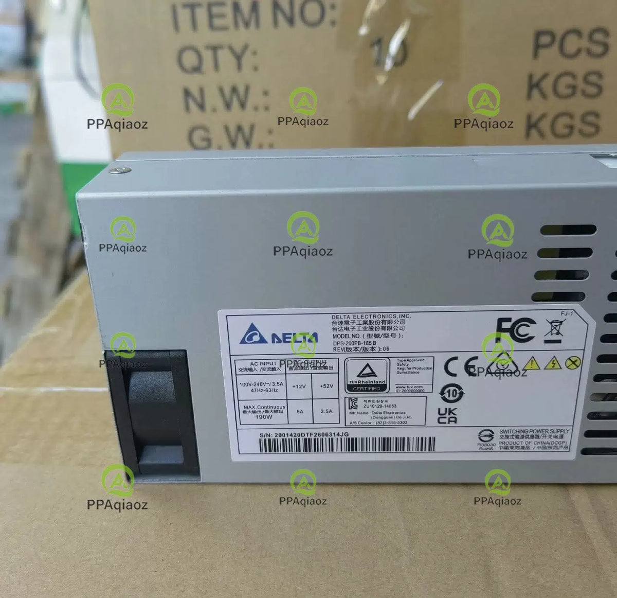 For Delta DPS-200PB-185B Security Recorder Power Supply 4+2pin [1]