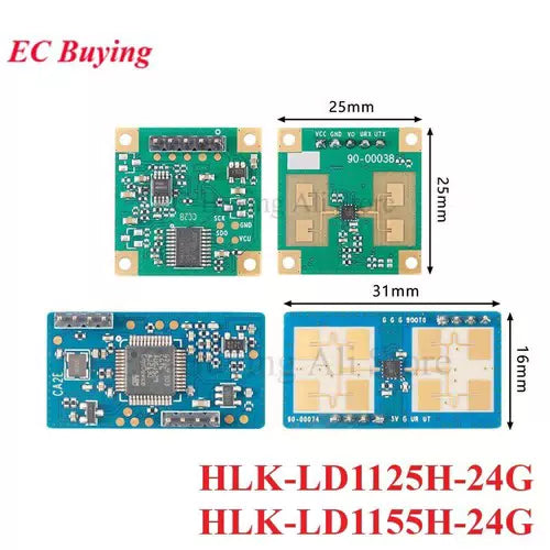 HLK 24G Microwave Radar Sensor Detection Motion Communication Module TTL Serial [1]