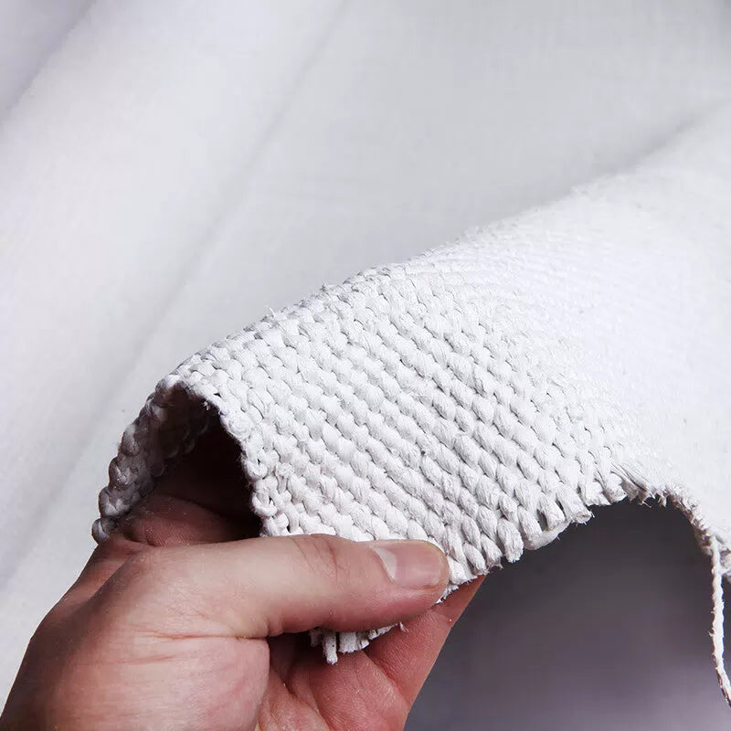 Huishida Dust-Free Insulation Fireproof Asbestos Cloth, Special Protective Net for Welding and Casting, High Temperature Resistant, 3mm x 1 meter, Fireproof Asbestos Cloth, 1 meter x 1 meter x 2mm [2]