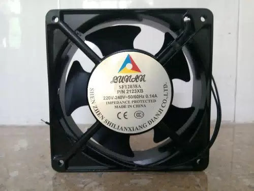 I PCS Cabinet Cooling Fan SF12038A P/N2123XB 220V-240V 0.14A 12038 12cm 2 Wire [1]