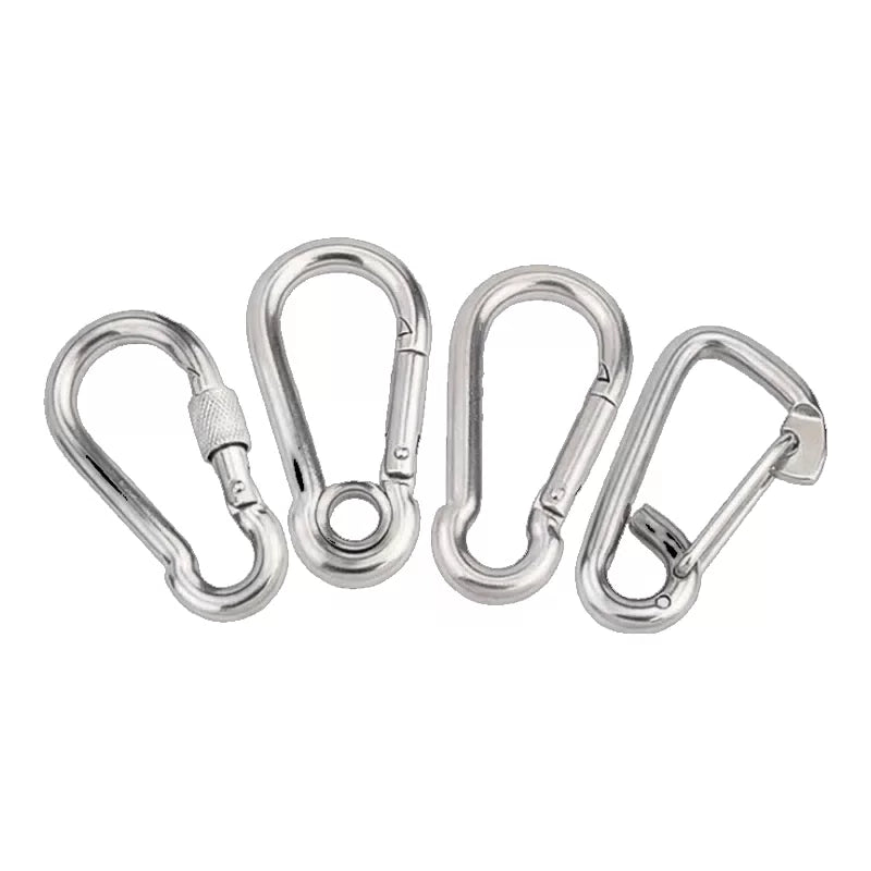 Jingu Lao 304 Stainless Steel Quick Connector Ring, Connector Ring, Track Buckle, Safety Buckle, Chain Buckle, Meilong Lock Connector, M3.5 (79kg Load Capacity) [1]