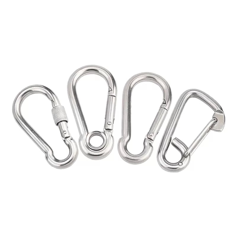Jingu Lao 304 Stainless Steel Spring Buckle, Safety Buckle Connector, Lifting Hook, Spring Hook M10 (with female) [1]