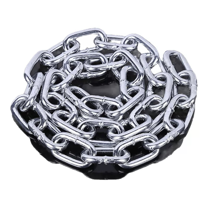 Jingu Lao KCAA-266 galvanized iron chain, anti-theft, thickened and lengthened welded iron chain lock, hanging chain for cattle, M3, 1 meter long. [1]