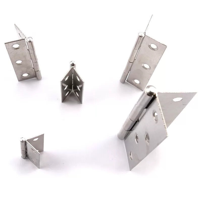 Jingu Lao Stainless Steel Standard Casement Hinges, Miniature Hinges for Doors and Windows, 2.5-inch (20 pieces) KZS-903 [5]