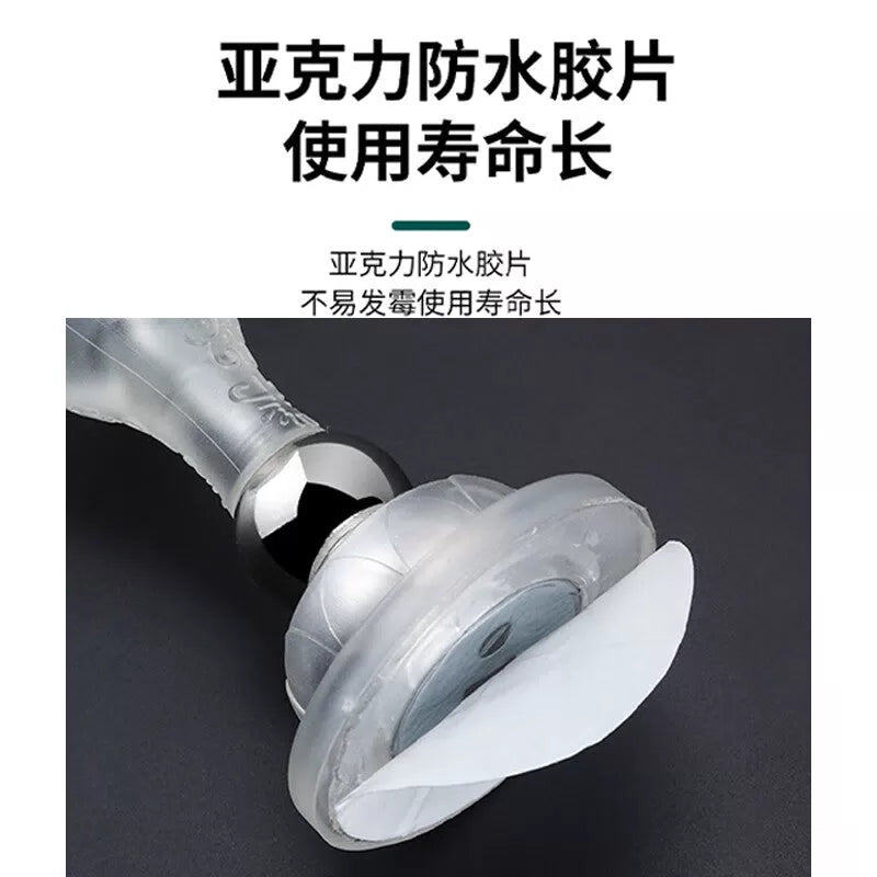 Lekali No-Drill Soft Rubber Door Stopper, Strong Magnetic Resistance Anti-Collision Floor Stopper, Top Door Stopper, Bathroom Door Stopper, Door Collision Prevention (2 Units) [5]