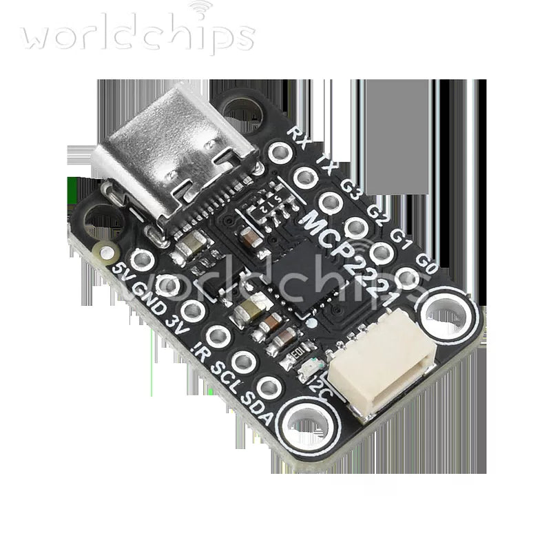 MCP2221A USB to GPIO ADC/I2C Converter Adapter Module Breakout Board Type-C [11]