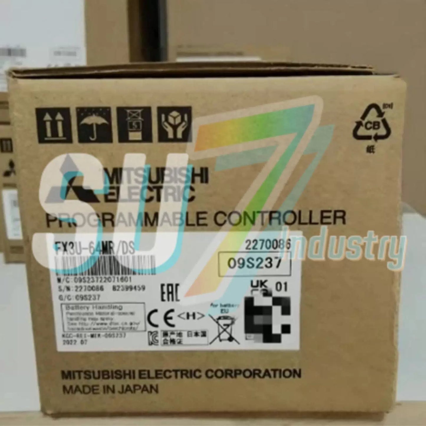 MITSUBISHI FX3U-64MR/DS PLC module FX3U-64MR-DS# 1pcs    In Box [2]