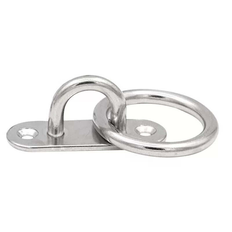 Masford 304 Stainless Steel Hooks, U-shaped Fixed Hooks, Rope Pulling Rings, Lifting Rings, M5 Oval [5]