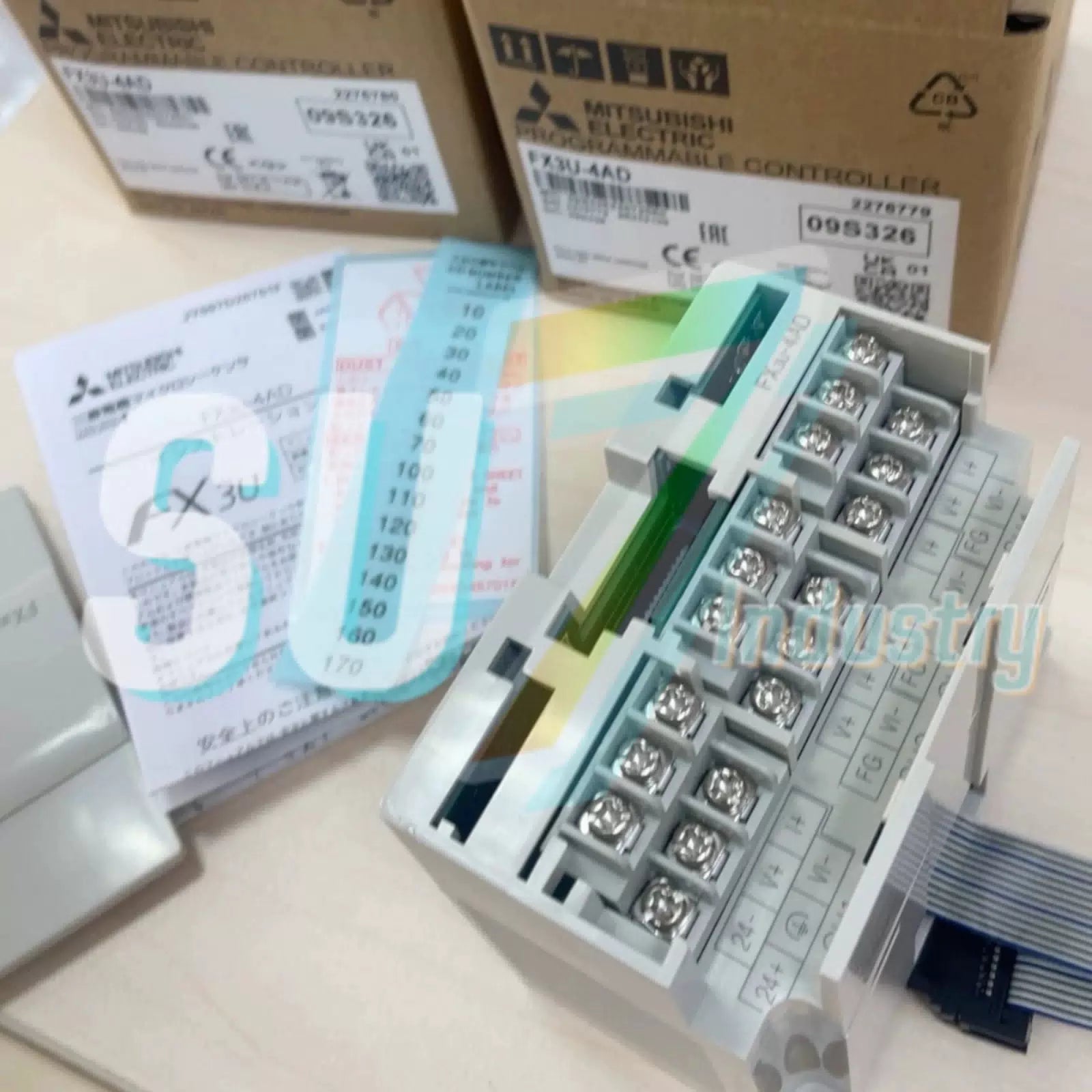 Mitsubishi FX3U-4AD PLC module FX3U4AD #1pcs [4]