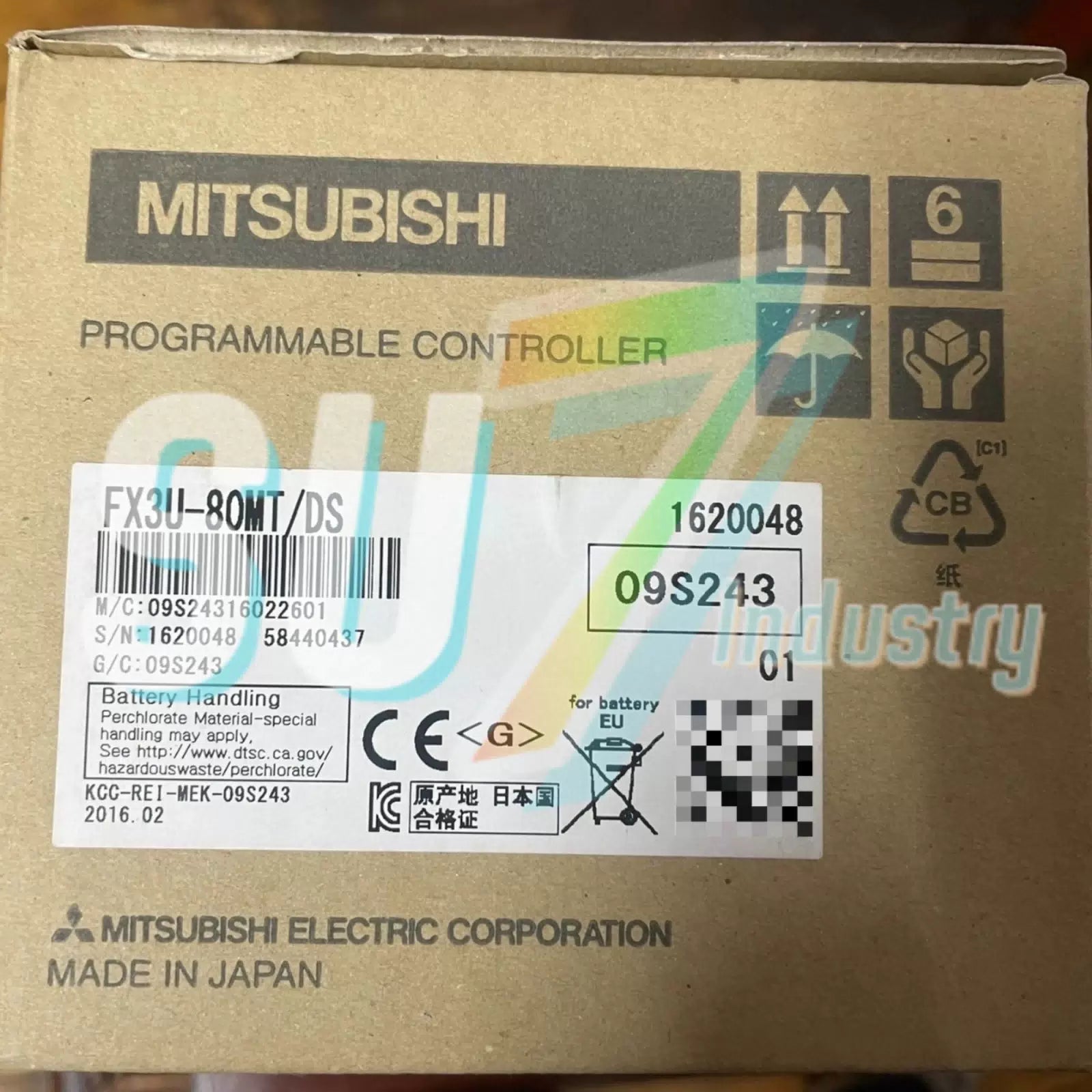 Mitsubishi FX3U-80MT/DS PLC module FX3U-80MT-DS#1pcs [4]