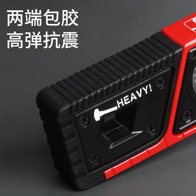 Mitz High-Precision Solid Cast Aluminum Level, Industrial Grade Aluminum Alloy Mini Drop-Proof Level with Strong Magnet, 800mm/Professional Model [2]