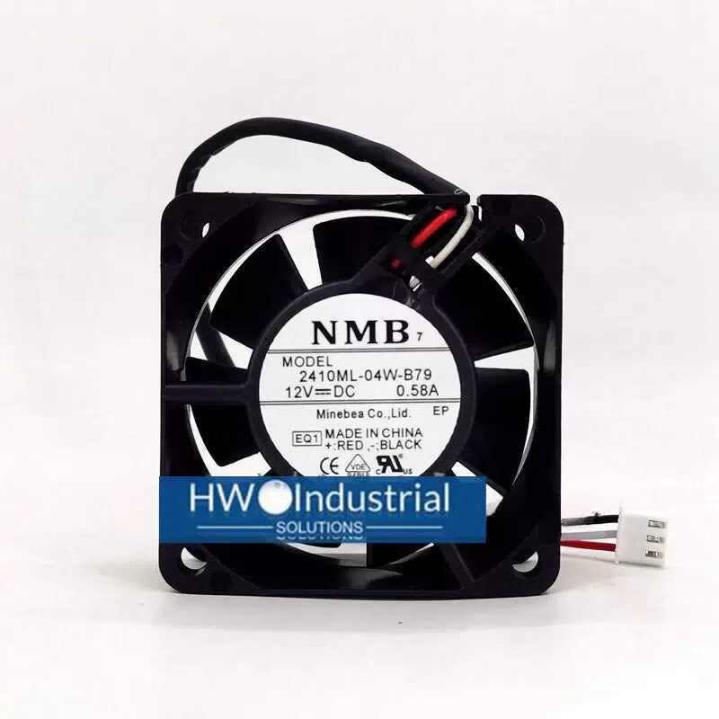 NMB 2410ML-04W-B79 6025 6CM 12V 0.58A 3-wire Power Module Cooling Fan [1]