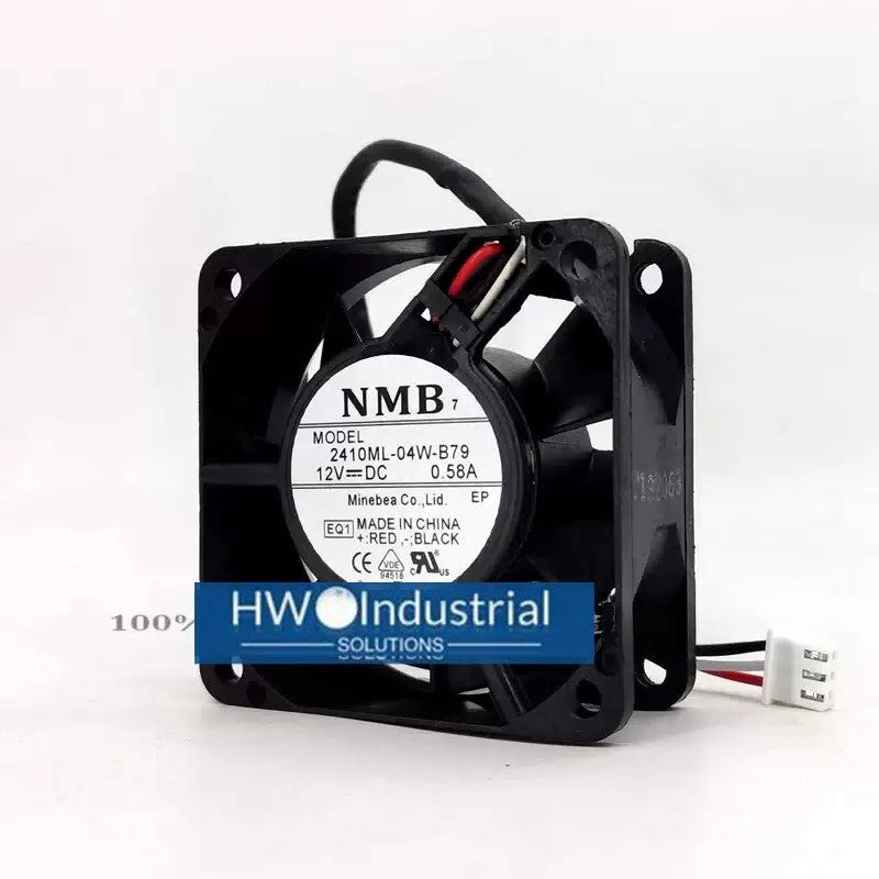 NMB 2410ML-04W-B79 6025 6CM 12V 0.58A 3-wire Power Module Cooling Fan [2]