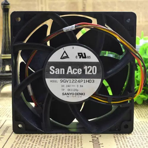 One For SANYO 9GV1224P1H03 San Ace120 24V 0.8A cooling fan [1]