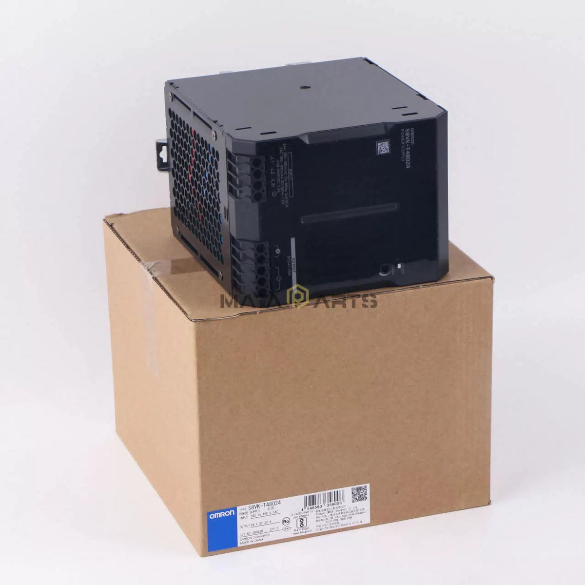 One Omron switching power supply S8VK-T48024 [1]