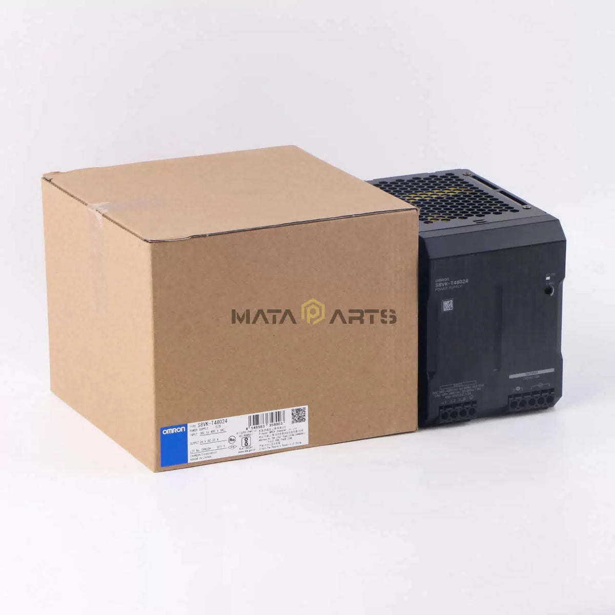 One Omron switching power supply S8VK-T48024 [10]