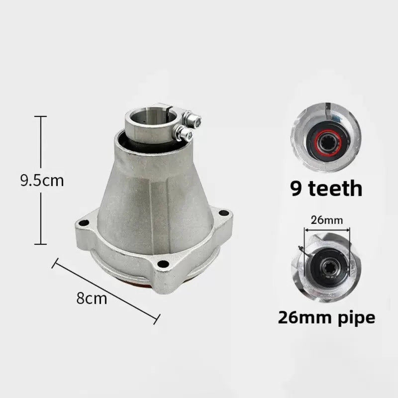 Output Block for Brush Cutters 26mm 28mm Replacement with 7 Teeth or 9 Teeth [2]