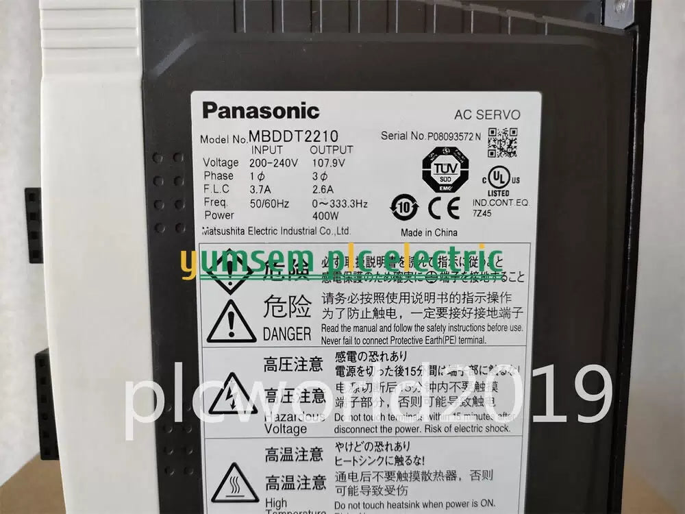 PANASONIC SERVO Driver MBDDT2210 FREE PING [3]
