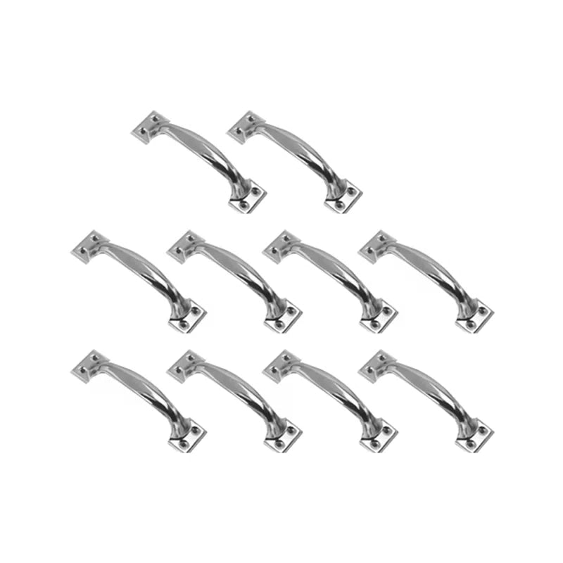 Panggu Precision Stainless Steel Vintage-Style Cabinet Door and Drawer Handles, 10*2*2 (Pack of 10) [1]