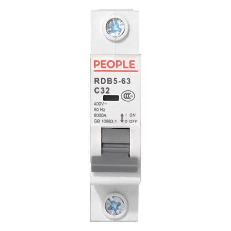 People's Electrical Appliances (PEOPLE) air switch RDB5 circuit breaker leakage protection 1P 6A [1]