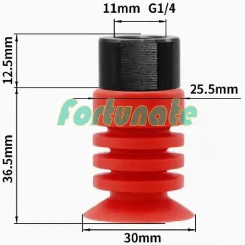 QTY:10  FOR vacuum suction cup SBLP30S-G2F 1/4 internal thread [1]
