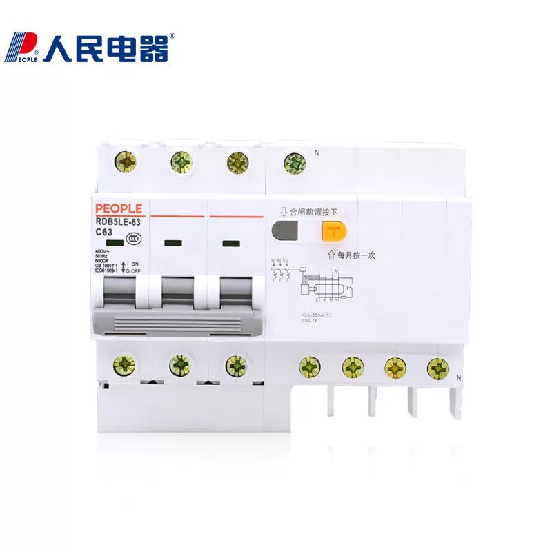 RDB5LE-32 32A 3P+N Air Switch with Leakage Protection [1]