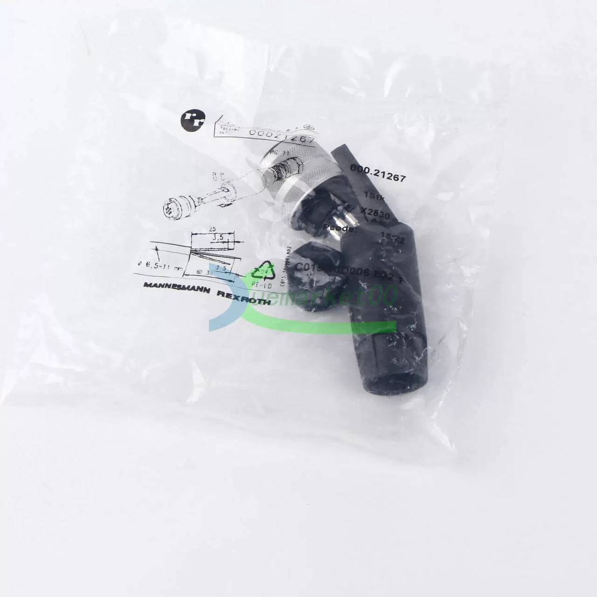REXROTH R900021267 CONNECTOR PLUG-IN CONNECTOR 7P Z31 BF6-3PG11KSPEZ [1]