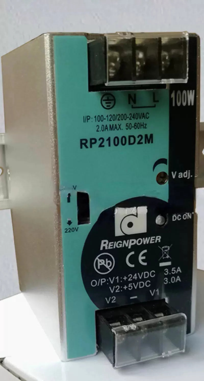 RP2100D2M Rail Type Switching Power Supply 100W/ Dual Output/5V 3A / 24V 3.5A [1]