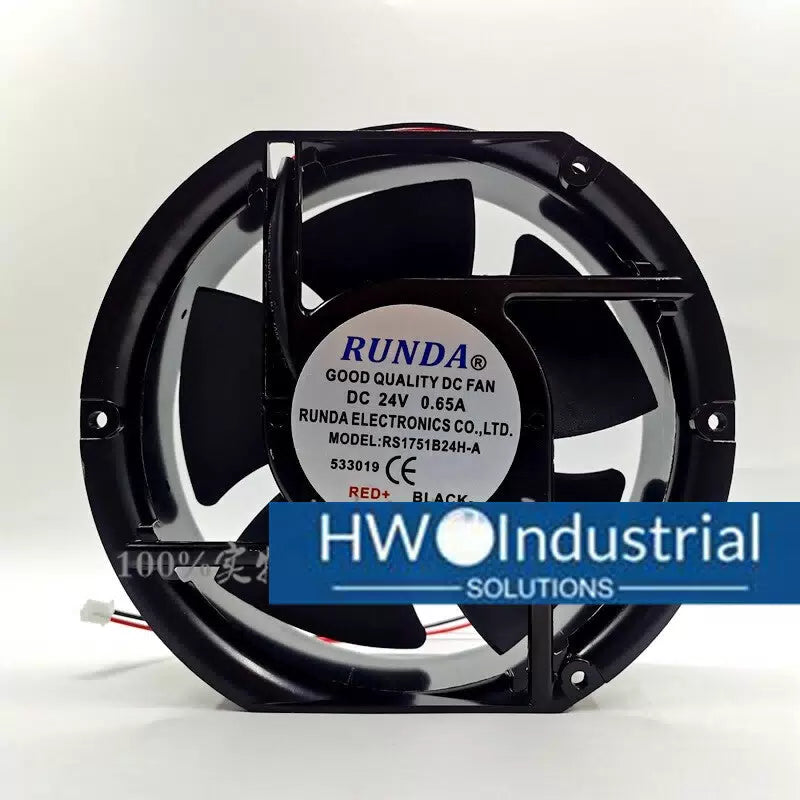 RUNDA RS1751B24H-A DC24V 0.65A Inverter Plasma Washing Machine Drying Fan [1]