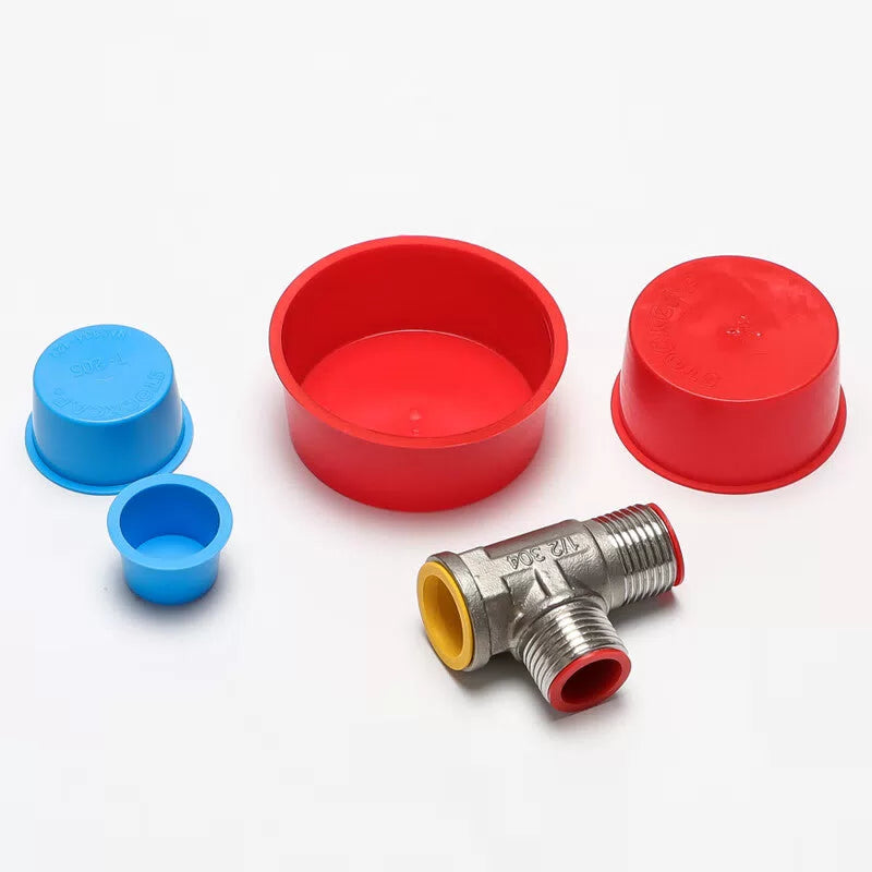 Ren Dian T-shaped conical plastic plug, screw hole plug, end cap, blind cap, hole plug, threaded inner plug, inner cover, decorative cover T-250 (10 pieces) [4]