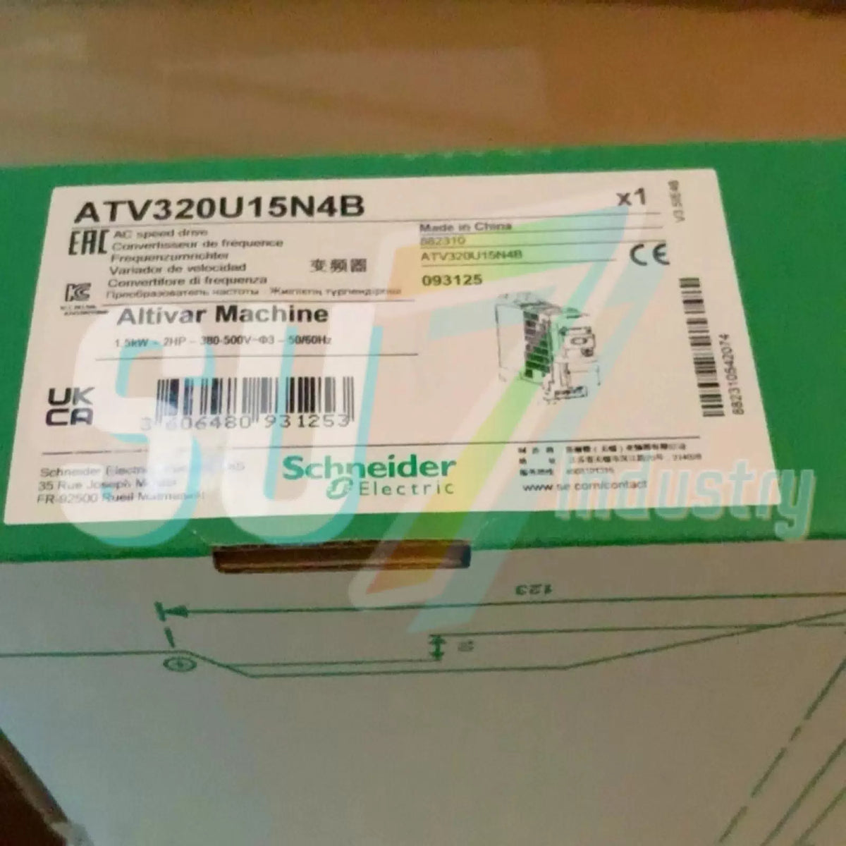 Schneider ATV320U15N4B Inverter# 1pcs In Box [2]