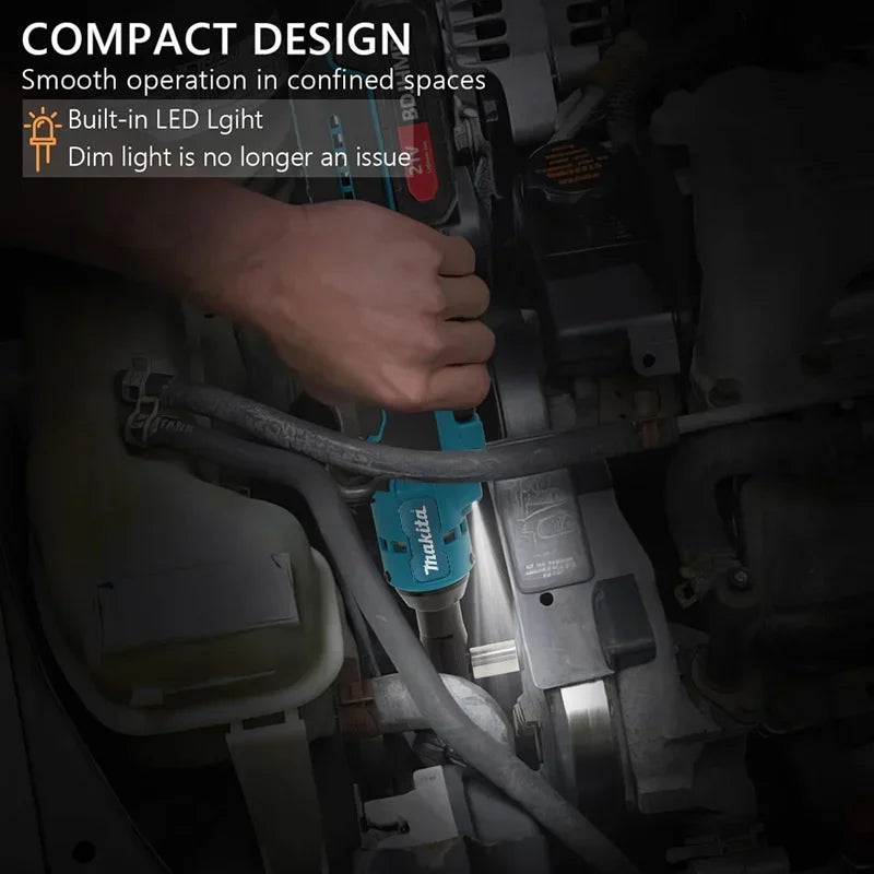 MAKITA 18V LXT 47.5 N·m Cordless Ratchet Wrench DWR180Z 6.35mm Drive 800RPM Angle Wrench for Mechanics & DIY& Industry