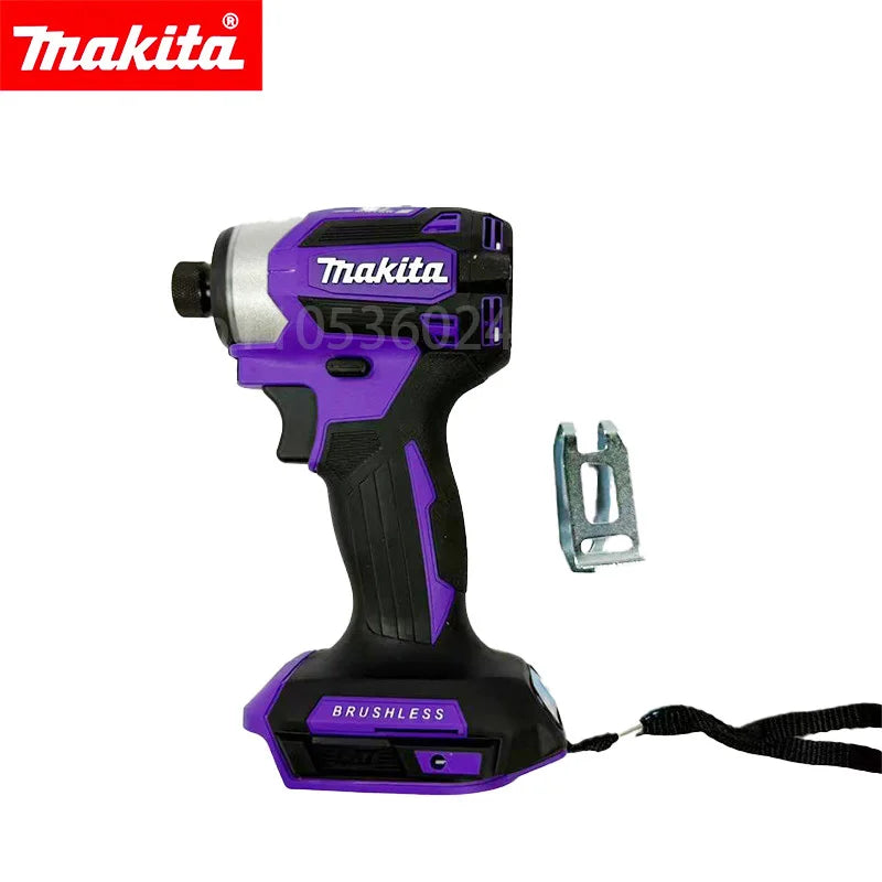 Makita 18V DTD173 Multi‑Color Brushless Impact Screwdriver 180Nm T‑Mode For Home Improvement, DIY Wood & Bolt Fastening Projects