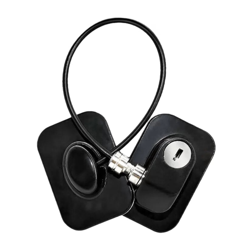 Shanglijin No-Drill Safety Lock, Window Lock, Window Limiter, Drawer Lock, Key Type (Black) [1]