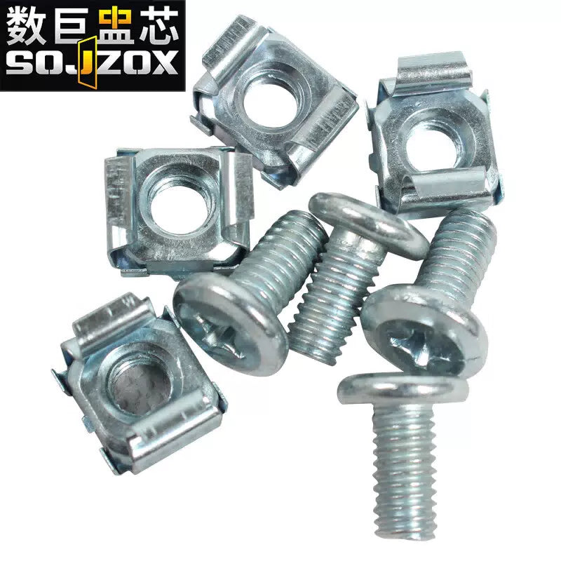 Shuju Guxin Security Weak Current Integrated Wiring Cabinet M6 Snap Screws Pack of 30 [1]
