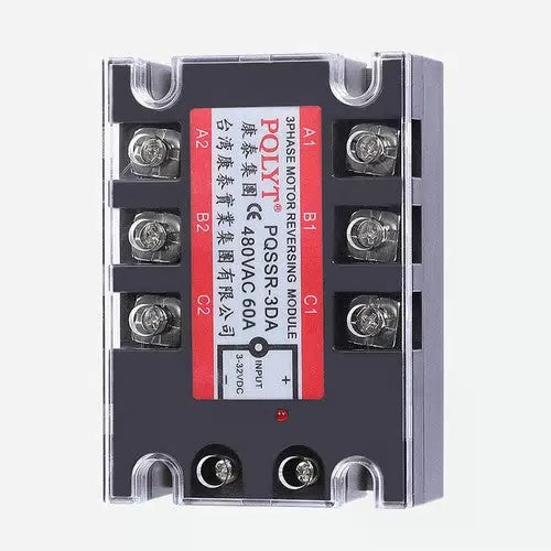 Three-phase solid state relay PQSSR-3DA 60A DC control AC 480V SSR3 3860Z [2]