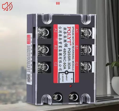 Three-phase solid state relay PQSSR-3DA 60A DC control AC 480V SSR3 3860Z [4]